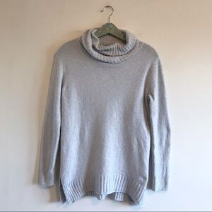 BP. Gray turtleneck long sweater